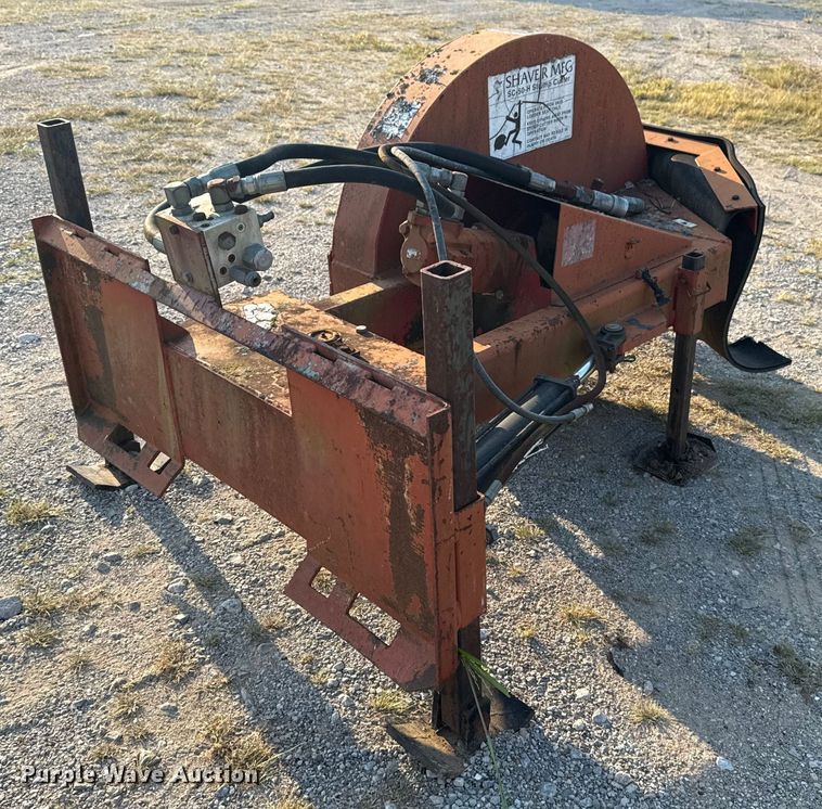image for item DJ7814 Shaver Mfg. SC-50-H skid steer stump grinder