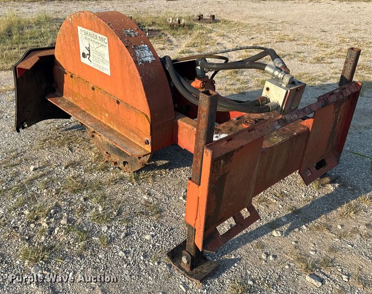image for item DJ7814 Shaver Mfg. SC-50-H skid steer stump grinder