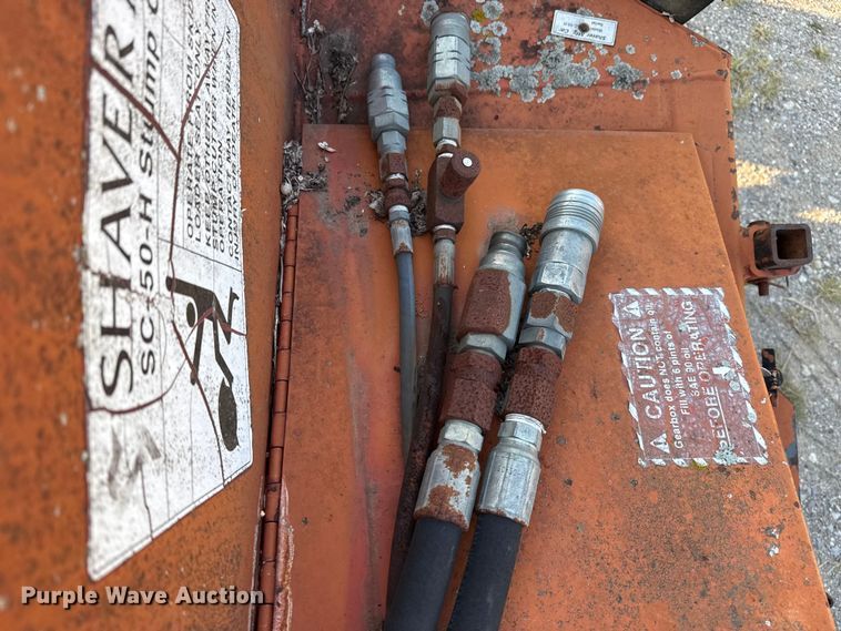 image for item DJ7814 Shaver Mfg. SC-50-H skid steer stump grinder