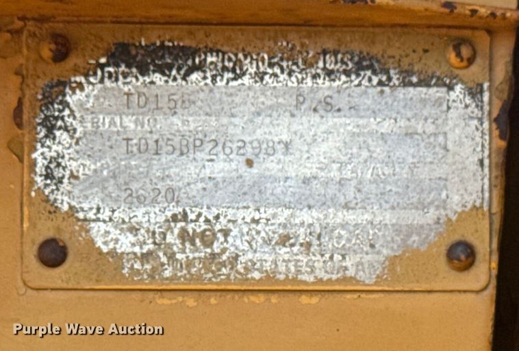 image for item DJ7815 1972 Dresser TD15B dozer