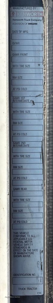 image for item DO1224 1996 Kenworth T800E dump truck