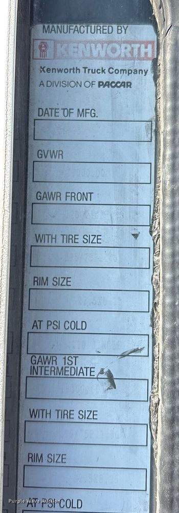 image for item DO1224 1996 Kenworth T800E dump truck