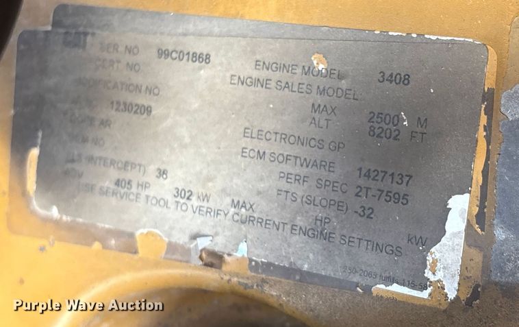 image for item DO1245 1997 Caterpillar D9R dozer