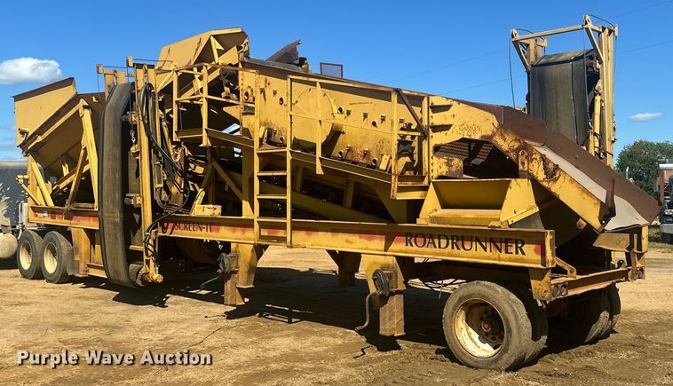 image for item DO1247 Construction Equipment Company Roadrunner Screen It screening plant