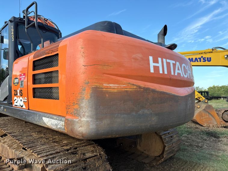 image for item DO1250 2019 Hitachi Zaxis 210LC-6N excavator