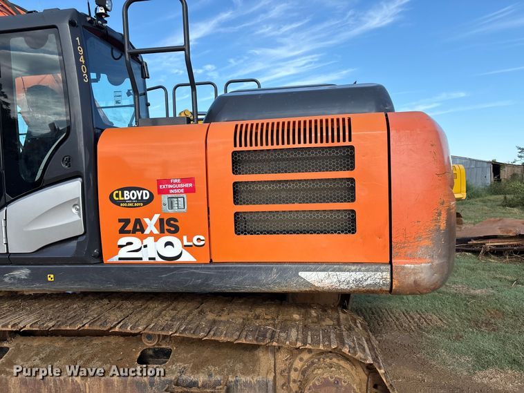 image for item DO1250 2019 Hitachi Zaxis 210LC-6N excavator