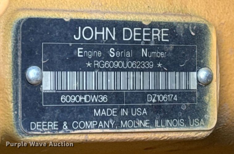 image for item DO1262 2019 John Deere 744K wheel loader