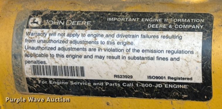 image for item DO1262 2019 John Deere 744K wheel loader