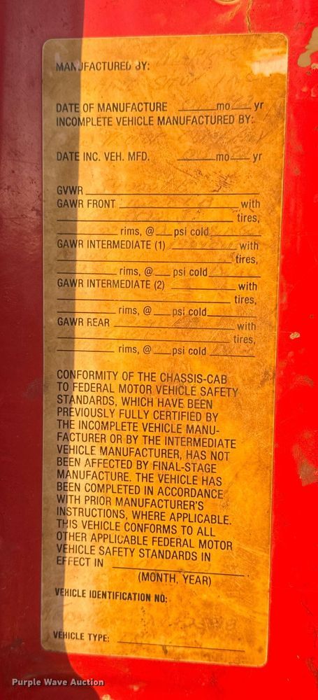 image for item DO2255 1992 Ford L8000 dump truck