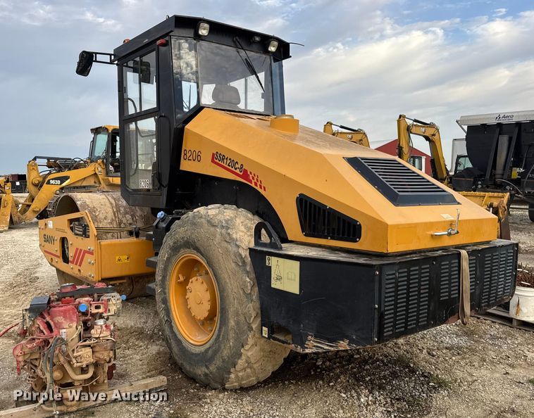 image for item DO2317 Sany SSR120C-8 single drum vibratory roller