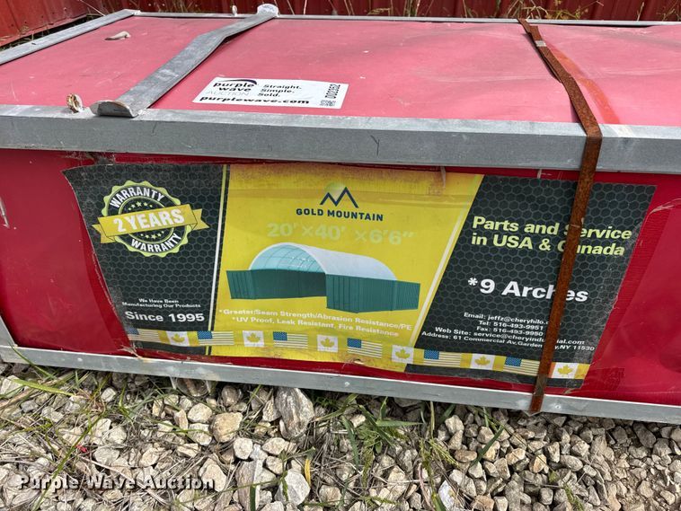 image for item DO2352 Gold Mountain truss arch storage shelter  