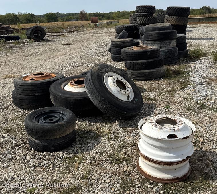 image for item DO2353 Approximately 27 tires and wheels