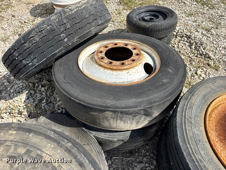 image for item DO2353 Approximately 27 tires and wheels