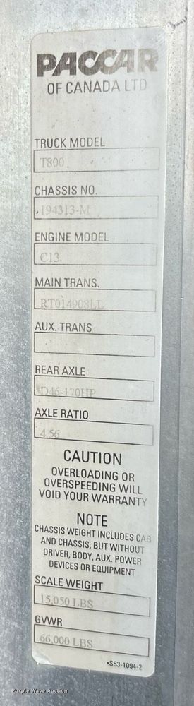 image for item DP6135 2007 Kenworth T800 volumetric concrete mixer truck