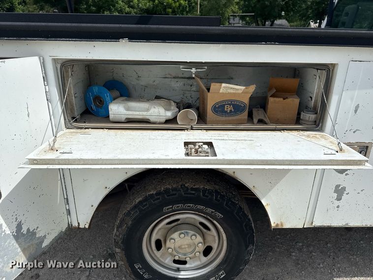 image for item DS3778 2013 Ford F250 Super Duty SuperCab utility bed pickup truck