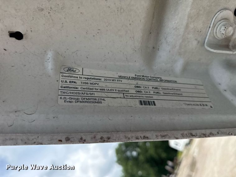 image for item DS3778 2013 Ford F250 Super Duty SuperCab utility bed pickup truck