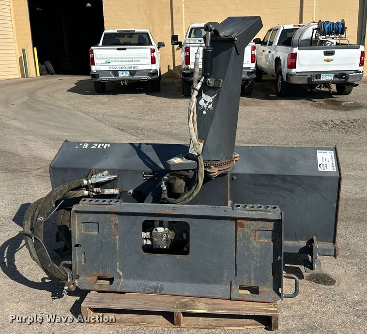 image for item DT6388 Bobcat SB200x72 skid steer snow blower