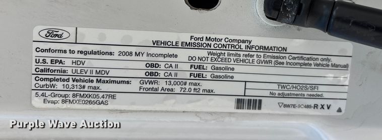 image for item DU1320 2008 Ford F350 Super Duty bucket truck