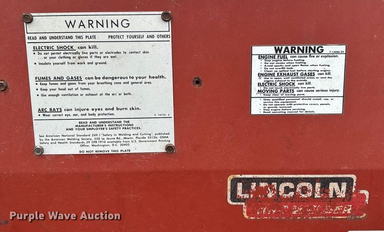 image for item DU1333 Lincoln welder/generator