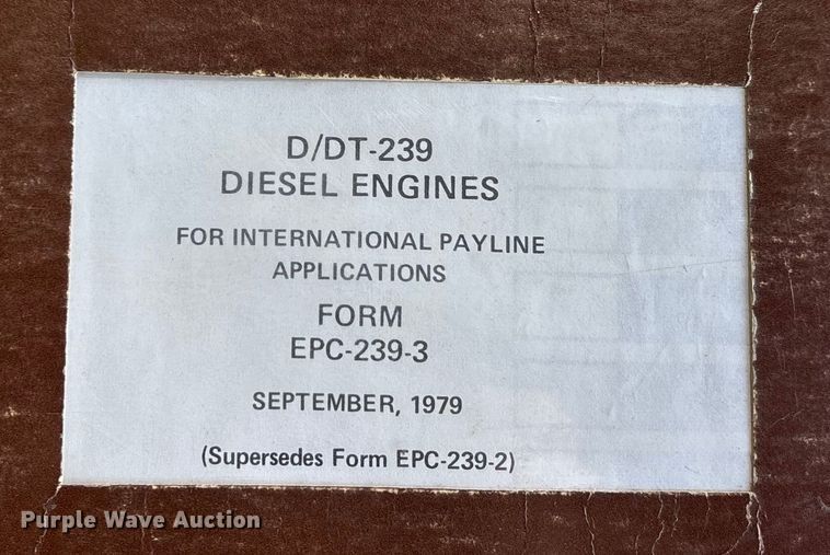 image for item DU1345 International Harvester 3500 landscape tractor