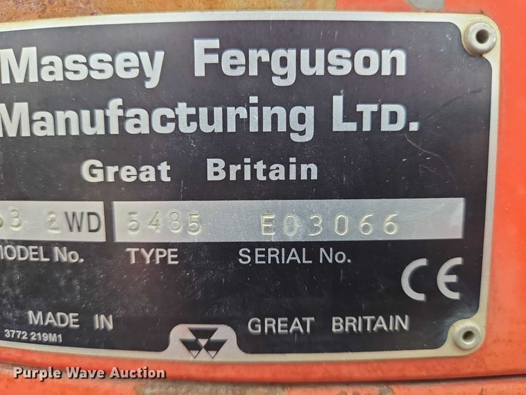 image for item DU6874 1996 Massey Ferguson 235 tractor