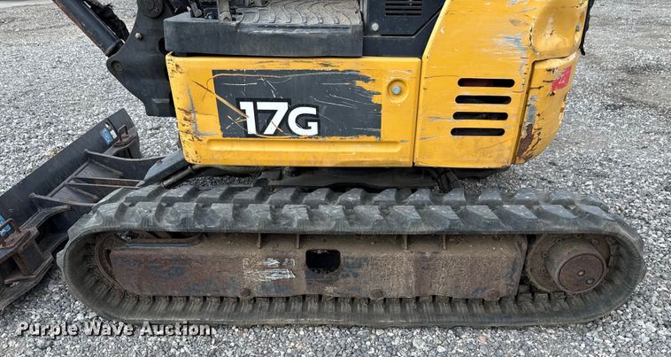image for item DX5809 2018 John Deere 17G mini excavator