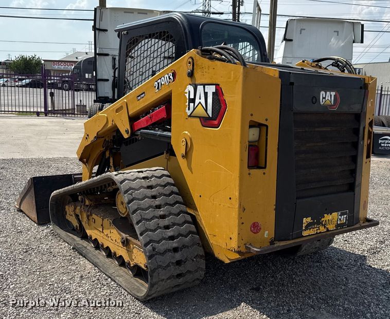 image for item DX5810 2021 Caterpillar 279D3 tracked skid steer loader