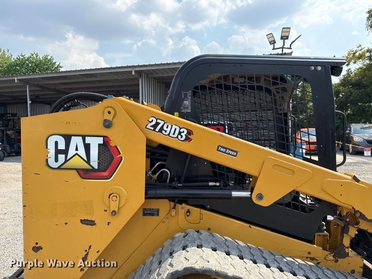 image for item DX5810 2021 Caterpillar 279D3 tracked skid steer loader