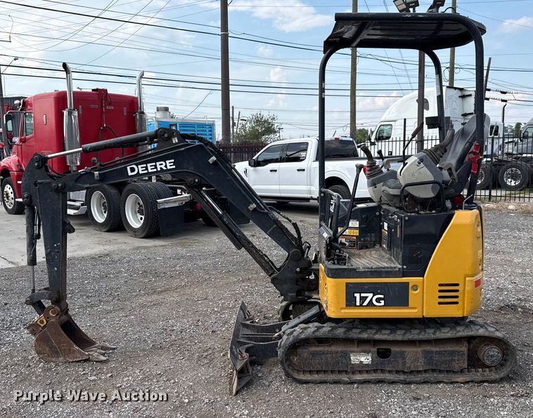image for item DX5811 2020 John Deere 17G mini excavator
