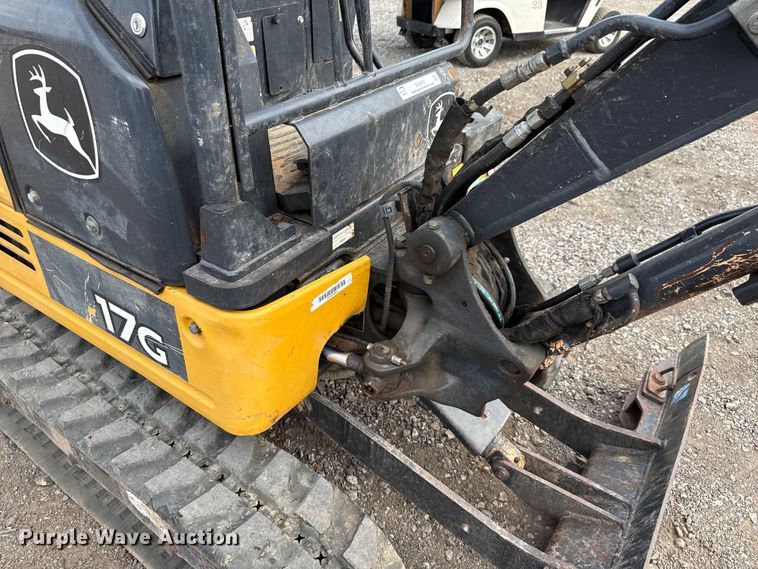 image for item DX5811 2020 John Deere 17G mini excavator