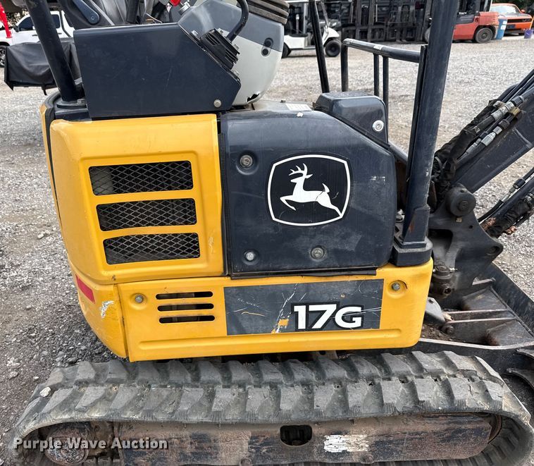 image for item DX5811 2020 John Deere 17G mini excavator
