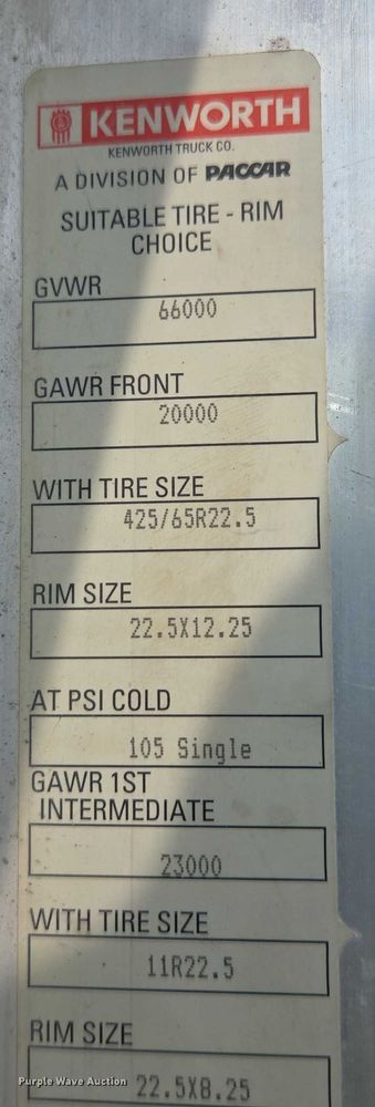 image for item DY1130 2009 Kenworth W900  ready mix truck