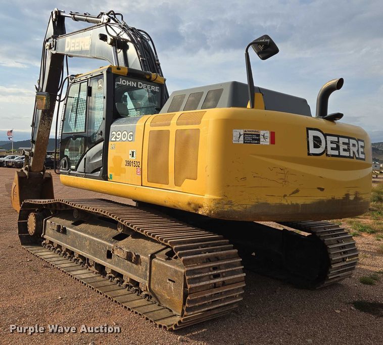 image for item DY1218 2015 John Deere 290G LC excavator