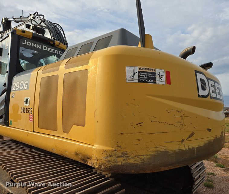 image for item DY1218 2015 John Deere 290G LC excavator