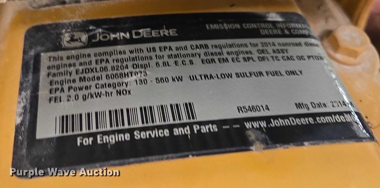 image for item DY1218 2015 John Deere 290G LC excavator