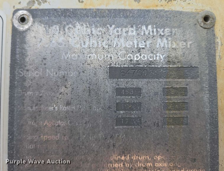 image for item DY1226 2003 Sterling Truck L9500 ready mix truck