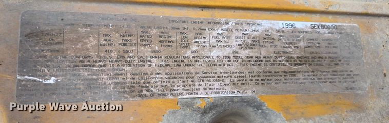 image for item DY1227 1997 Ford Areomax semi truck