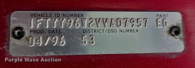 image for item DY1227 1997 Ford Areomax semi truck