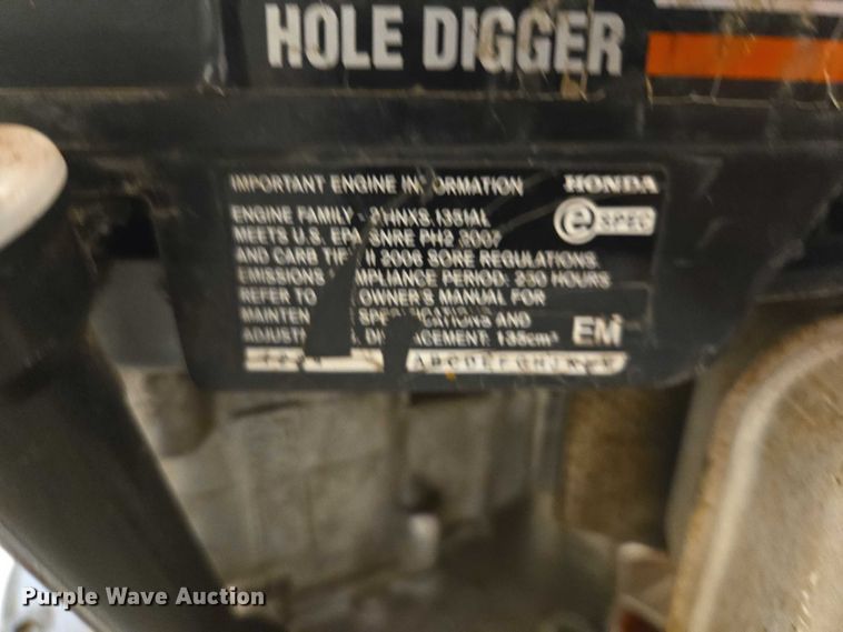 image for item DY1258 General 330 Hole Digger auger