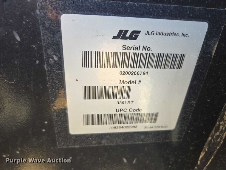 image for item DY1285 2018 JLG 330LRT scissor lift