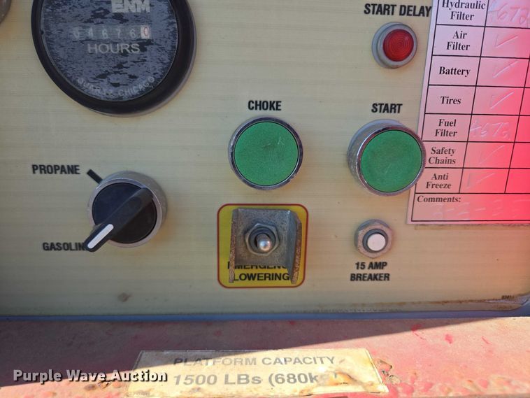 image for item DY1287 2013 MEC 3084RT scissor lift