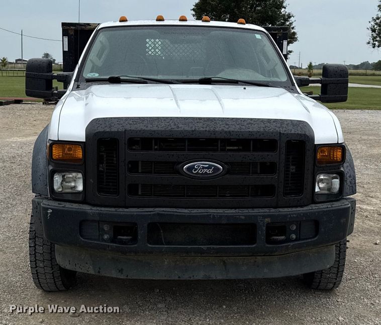 image for item DY8107 2008 Ford F450 Super Duty dump flatbed truck