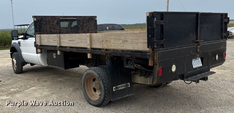 image for item DY8107 2008 Ford F450 Super Duty dump flatbed truck