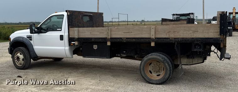 image for item DY8107 2008 Ford F450 Super Duty dump flatbed truck