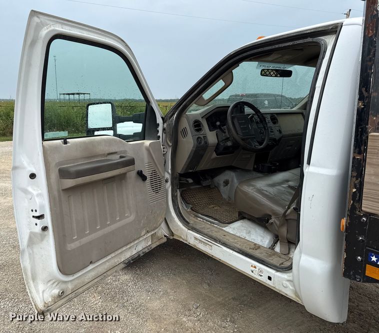 image for item DY8107 2008 Ford F450 Super Duty dump flatbed truck