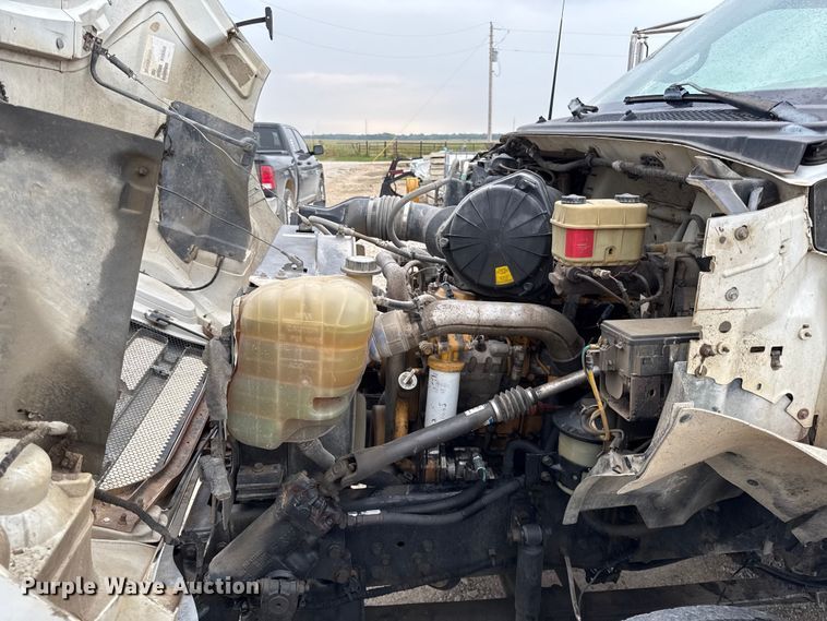 image for item DY8108 2004 Ford F650 Super Duty Crew Cab dump flatbed truck