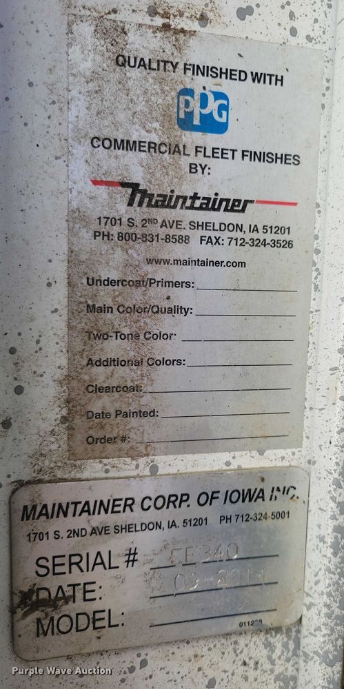 image for item DZ6517 2015 Peterbilt  PB337 utility / service truck