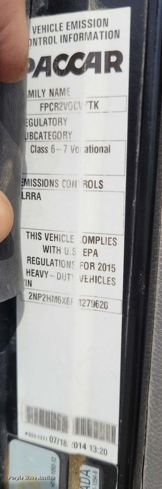 image for item DZ6517 2015 Peterbilt  PB337 utility / service truck