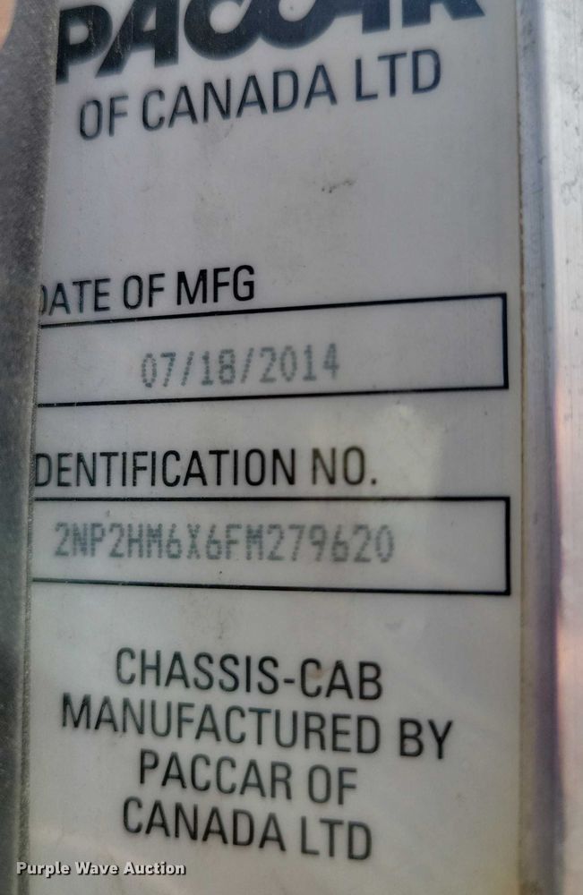 image for item DZ6517 2015 Peterbilt  PB337 utility / service truck