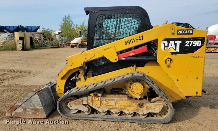 image for item DZ6596 2015 Caterpillar 279D tracked skid steer loader